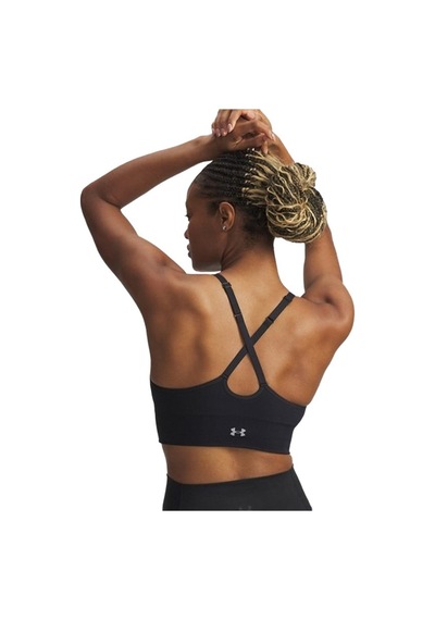 Under Armour Vanish Seamless Low Bra Kadın Bustiyer 1384417-003 Siyah