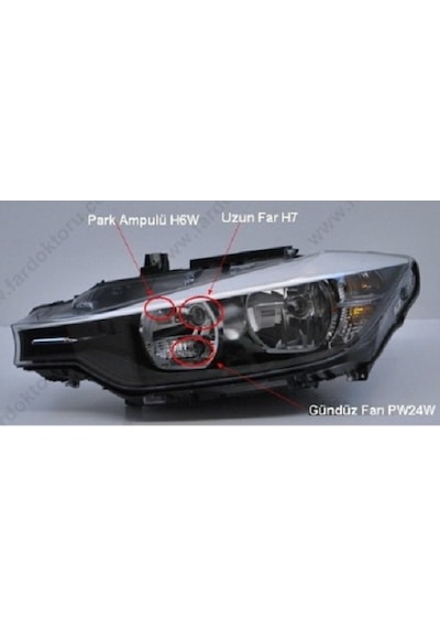BMW F30 LED XENON KISA FAR AMPULÜ H7 PHOTON MONO