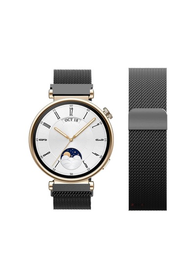 Huawei Watch Gt4 41mm Uyumlu Manyetik Milanese Loop Metal Kordon