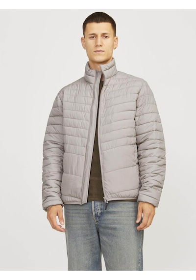Jack & Jones Erkek Mont Bej 12256985 Jjestate Packable Puffer Collar Noos 25kw21000450 W21204 Bej