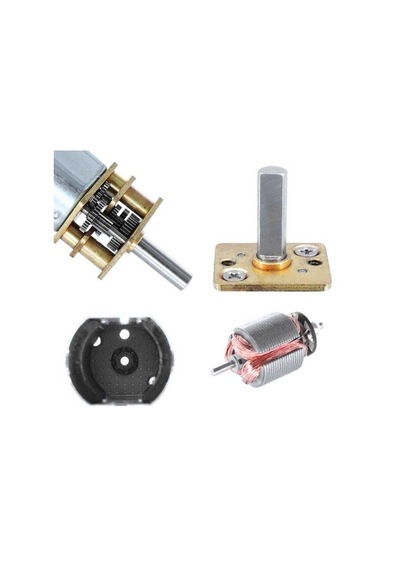 N20 12v 2000 Rpm Redüktörlü Mikro Dc Motor 12mm Metal Dişli D Şaft Robotik Mekanizma Yüksek Hızlı Hobi Proje Ve Model Mo