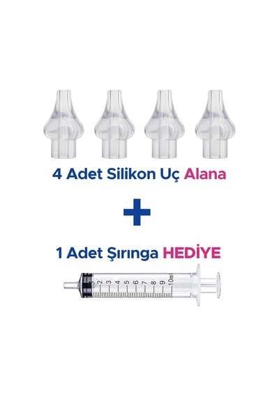 Burun Yıkama Şırıngası Silikon Yedek Ucu