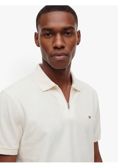Tommy Hilfiger Merc Pıque Zıp Reg Polo Erkek Sarı T-shirt - Mw0mw43282