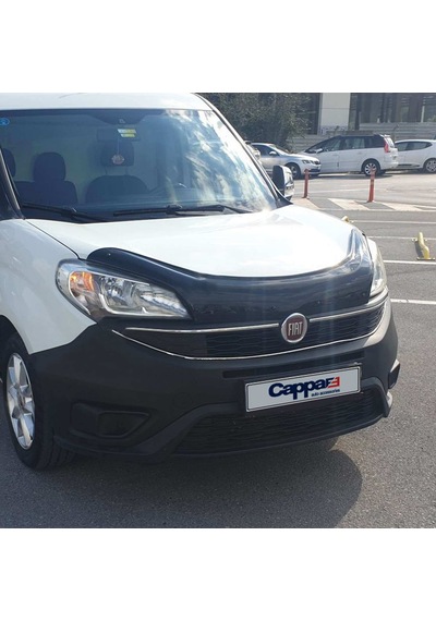 Cappafe Fiat Doblo Ön Kaput Koruyucu Rüzgarlık 4Mm Abs 2015-›
