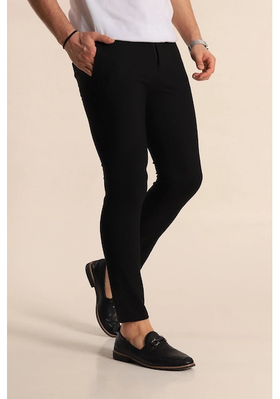 Classics Men Erkek Siyah Renk Düz Kesim Kaliteli Esnek Likralı Bilek Boy Kumaş Pantolon-7104 Siyah Classics Men Erkek Siyah Renk Düz Kesim Kaliteli Esnek Likralı Bilek Boy Kumaş Pantolon-7104 Siyah