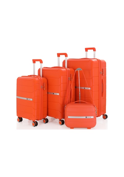 Mçs Polipropilen 4lü Valiz Seti V366 S21sy1000048-set 00314 Portakal