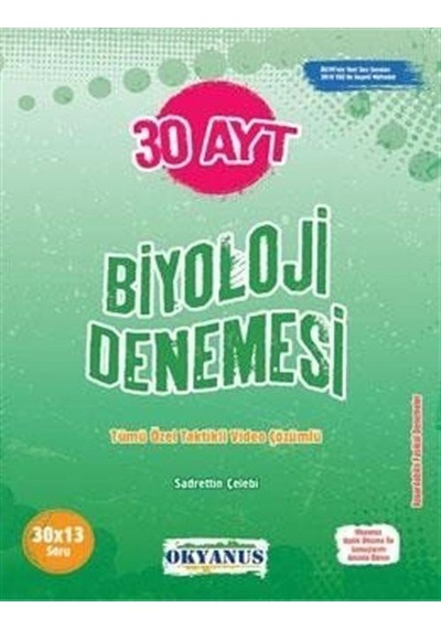 AYT 30 Biyoloji Denemesi / Sadrettin Çelebi