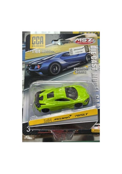 Premium Series Mclaren 765lt Yeşil 1/64 Model Araba