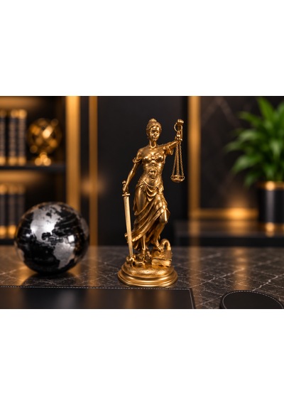 16 Parça Kristal Masaüstü İsimlik Ve Ofis Seti Atatürk, Kartal, Adalet Heykeli Ve Türk Bayraklı Siyah - Gold
