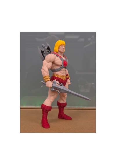 He-man Figür 20cm-3d Baskı-kolleksiyonluk Biblo