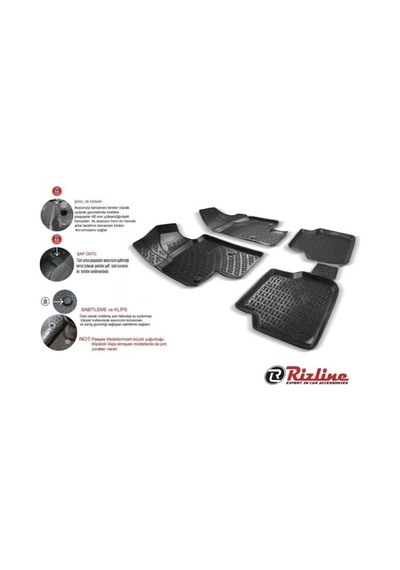 Ford Focus 2 2005-2010 Arası 3d Oto Paspas Seti - Pra-1708446-7670 İle Uyumlu Sku: Smgstka1da63e66c