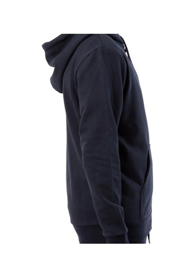 Kappa Logo Fleece Jacket Full-zip Hoodie Lacivert Siyah