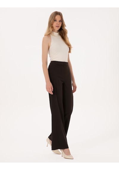 Pierre Cardin Kadın Kahverengi Pantolon 50319006-vr029