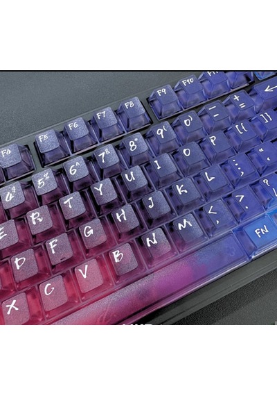 Nebula Bulutu Keycaps Renkli Sisli Mekanik Rgb Klavye Tuş Takımı