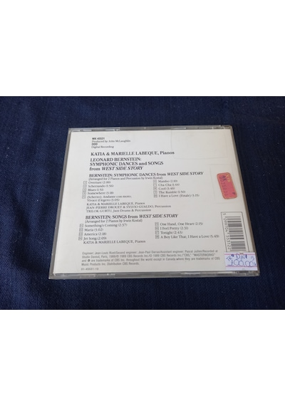 Bernsteın Cd West Sıde Story - Labeques
