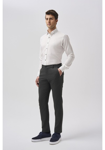 Bisse Bisse Studio Erkek Regular Fit Uzun Kollu Beyaz Gömlek Bsgmars25538 D01 Beyaz