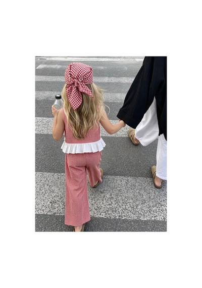 Poala Kids Paris Pembe Kareli Takım