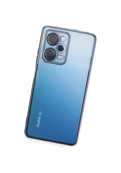 Xiaomi Redmi Note 12 Pro 5g Kılıf Razer Lensli Silikon - Açık Mavi Çokrenkli