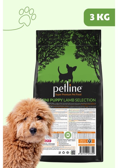 Petline Mini Puppy Kuzu Etli Küçük Irk Yavru Köpek Başlangıç Maması 3 KG