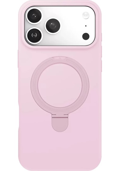 Newface Apple İphone 17 Pro Regal Magsafe Standlı Kapak - Açık Pembe
