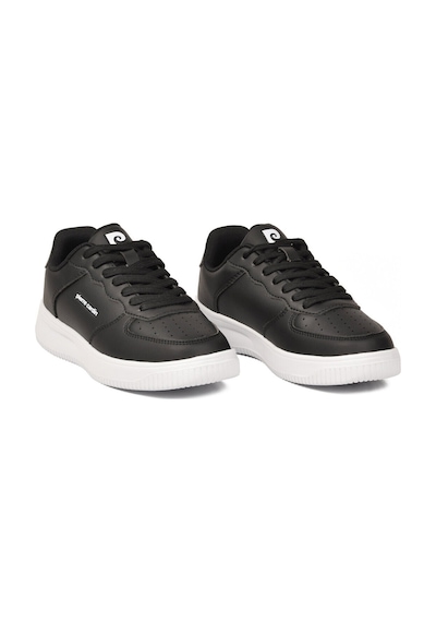 Pierre Cardin Siyah Beyaz Bağcıklı Hafif Unisex Spor Ayakkabı Pcı-10120 Z Siyah - Beyaz