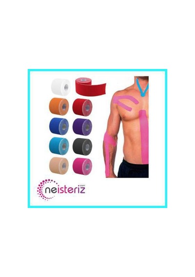 Medizin Tek Kinesio Bant  Sporcu Bandı Tape Açık Yeşil 5Cmx5M