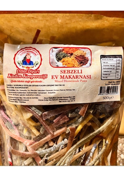 Sebzeli Ev Makarnası 500 Gr