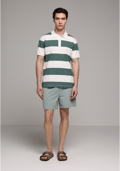 Colin's Colins Slim Fit Düz Erkek Gri Deniz Şortu Cl1081037 Q1.v1 Gbl Gray Blue