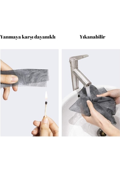 Premium Fiberglass Sineklik Tülü 80cm X 100cm Plastik