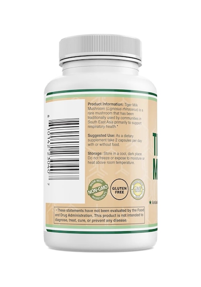 Tiger Milk Mushroom 500 Mg 120 Kapsül