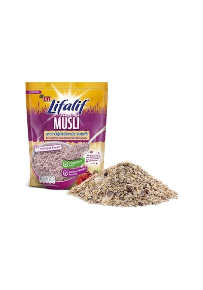 Eti Lifalif İnce Öğütülmüş Müsli Hibiskuslu 2 x 250 G