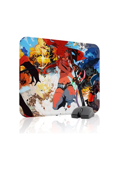 Gurren Lagann Kaymaz Dikişli Kauçuk Oyuncu Mousepad V5 - 48x40 Xl Gaming Mouse Pad Fare Altlığı