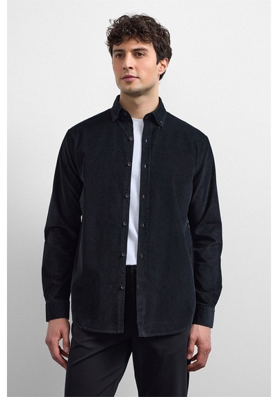 Backandbond Siyah Comfort Fit Gömlek