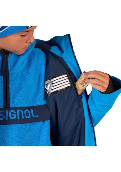 Rossıgnol Rossignol Strawpile Unisex Çocuk Mavi Kayak Ceketi 7021