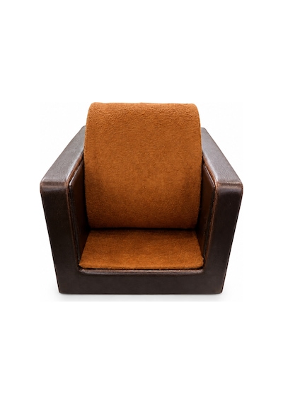 Watch Chair Pull Up Saat Koltuğu Alcantara Yastıklı Tekli Saat Ve Bileklik Standı Taba