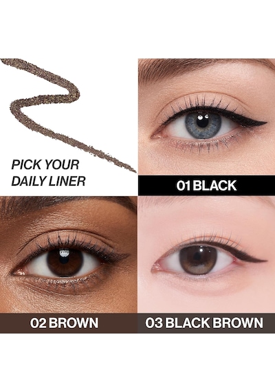 Clıo Suya Dayanıklı, İnce Uçlu Göz Kalemi Clıo Sharp So Simple Waterproof Pencil Liner 01 Black Diğer