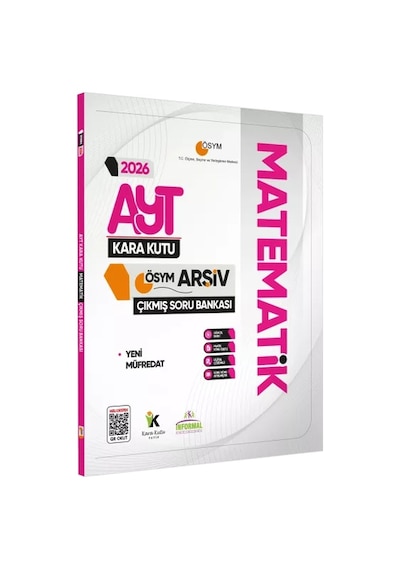 2026 YKS-TYT Matematik TEK Kitap ve AYT Matematik Kara Kutu ÖSYM Çıkmış Soru Bankası 2li Set Çözümlü