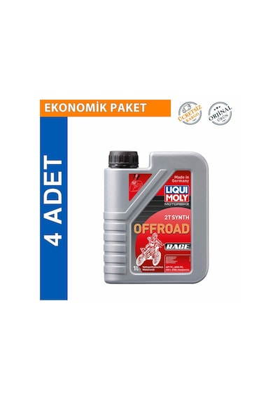 Liqui Moly 2t Offroad Race 1 L Tam Sentetik Motor Yağı (4 Adet)