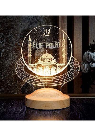 Mahyalı Camii, Kişiye Özel Dini Hediye 3D Led Lamba