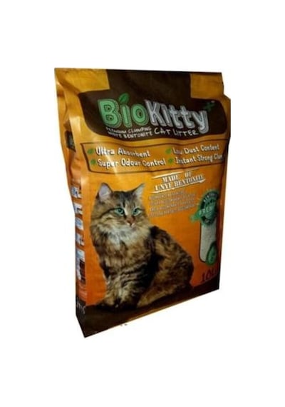 Biokitty Aloevera Kokulu Tozsuz İnce Taneli Topaklanan Kedi Kumu 10 L