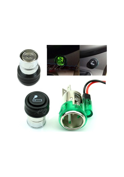 Yeşil Işıklı Çakmak 12v