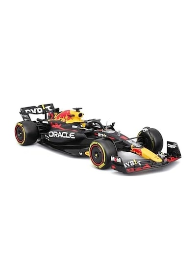Bburago 1:24 2023 Yarış Oracle Red Bull Rb19 Verstappen İle Döküm Araba 1 Figür Açık Bej