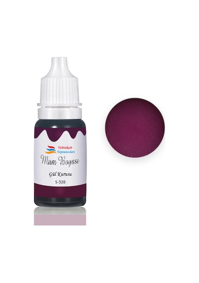 Mum Boyası Sıvı Pigment Boya 20 Ml Gül Kurusu - S320