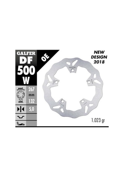 Yamaha X-max 250 Ön Fren Diski 267 Mm 2014-2017 Galfer Dalgalı Sabit Disk