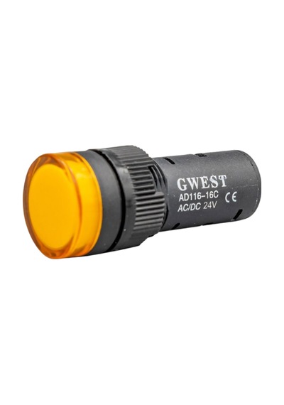 Gwest 16 - 24v - S Led Sinyal 24v. Ac-dc Sarı 20 Adet