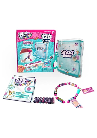 Bant Kapsülü Sticki Rols 120 Stickerlı Bileklik Çıkartmalı Etiket