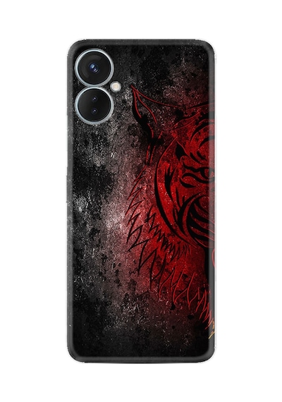 Tecno Spark 9 Pro Kılıf Silikon Desen Özel Seri Color Wolf 1704