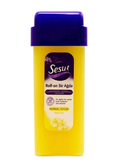 Sesu Natural Normal Tüyler Kartuş Roll-On Sir Ağda 100 ML x 3