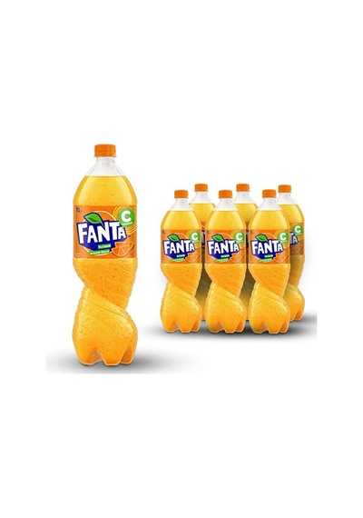 Fanta Portakal 1 Litre, 6'lı Paket