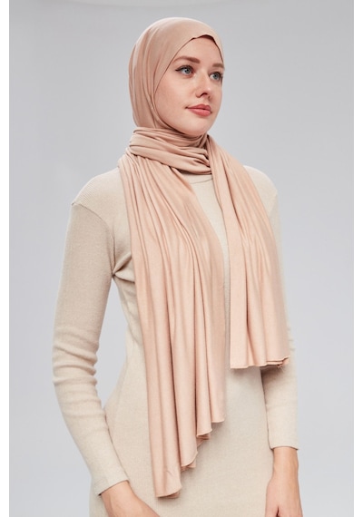 Kadın Tesettür Luxury Penye Şal Bej